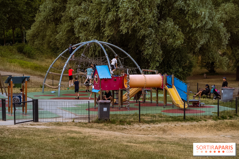 Île de loisirs du Val de Seine dans les Yvelines, plage, baignade et activités - photos