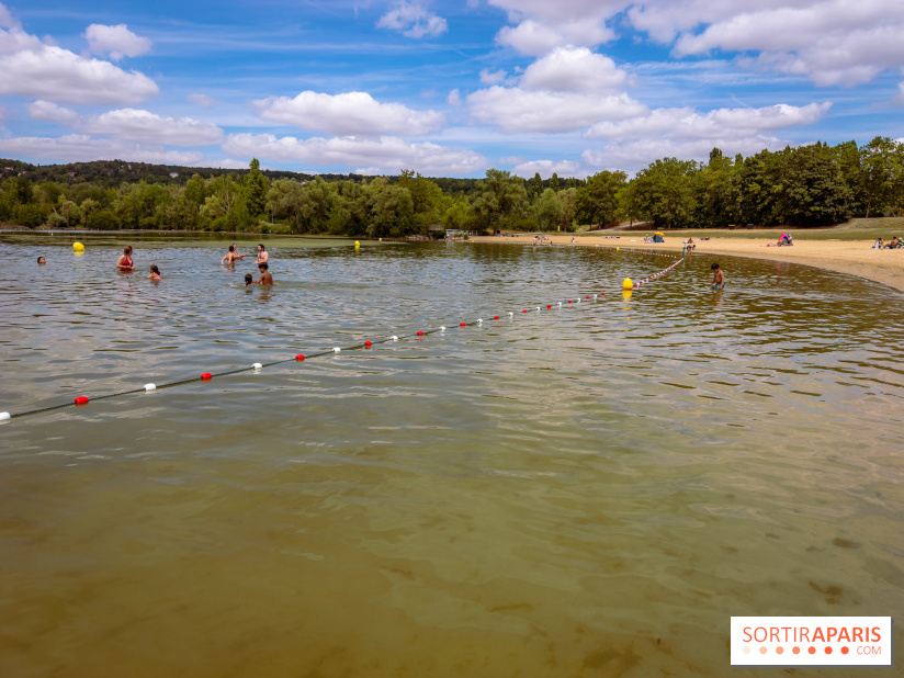 Île de loisirs du Val de Seine dans les Yvelines, plage, baignade et activités - photos