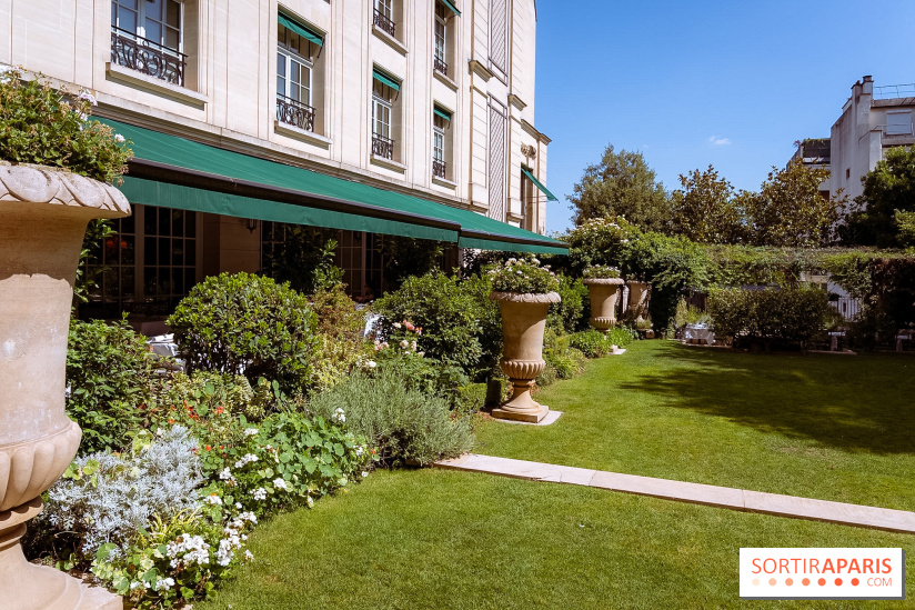 La terrasse-jardin de Maison Roland au Shangri-La Paris - les photos