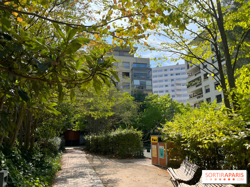Le Jardin Claire Motte, square secret dans le 17e arrondissement