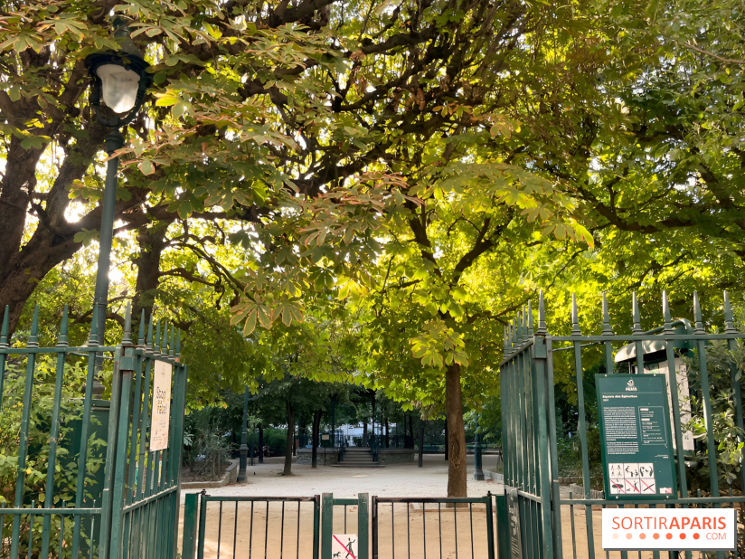 Square des Epinettes, le parc caché du 17e