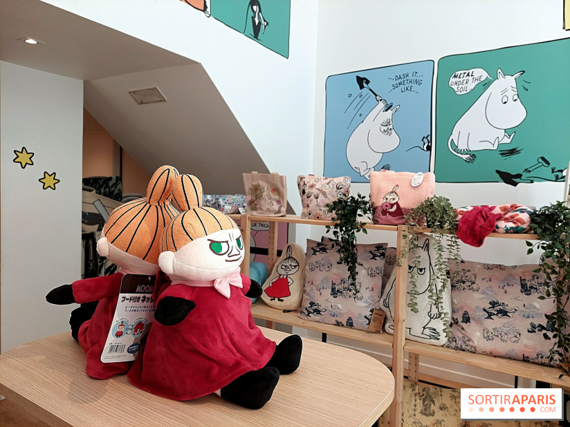 Moomin pop-up shop à Paris, nos photos