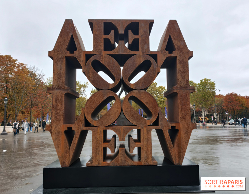 Art Basel 2026 : Robert Indiana installe un Love Wall sur la place Clémenceau à Paris