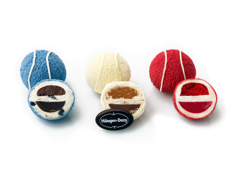 Les balles françaises d'Häagen-Dazs