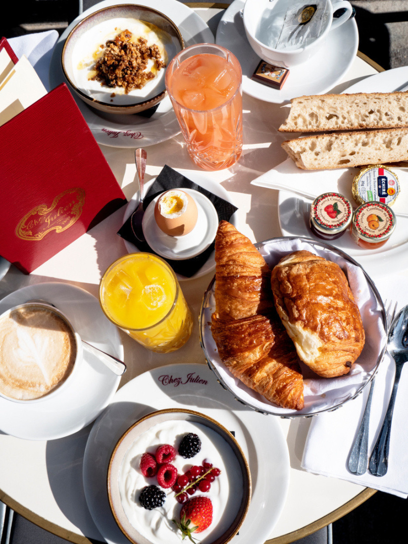 Le petit-déjeuner parisien de Chez Julien