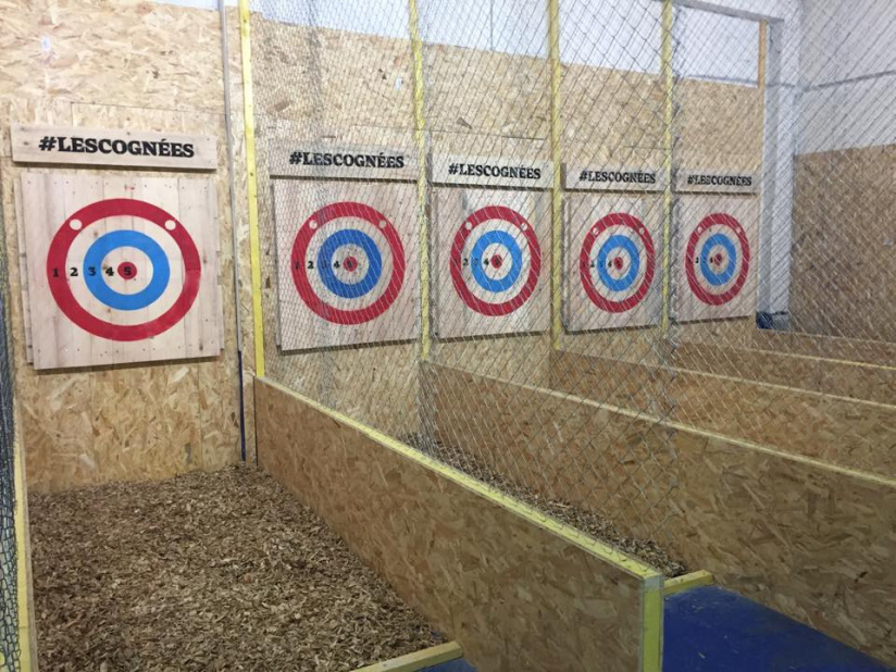 Les Cognées lancer de hache à Pariq