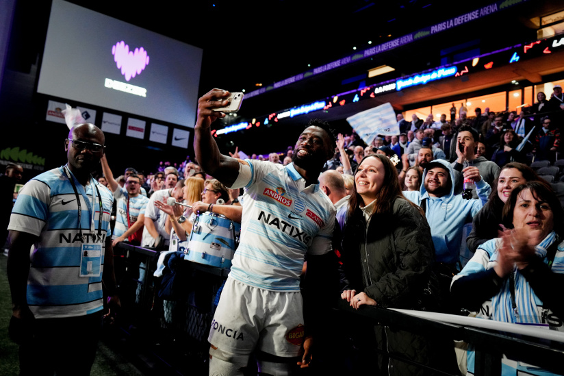 TOP 14 : le match Racing 92 -Montpellier HR aux allures de fête de carnaval à La Défense Arena
