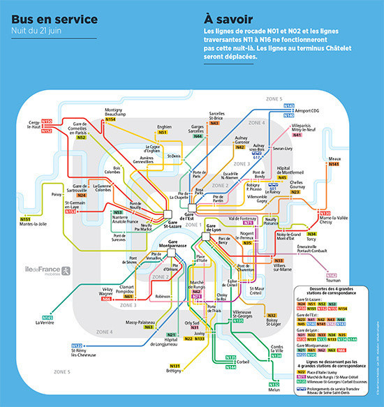 Fête de la Musique 2018 : les transports en service toute la nuit en île de France