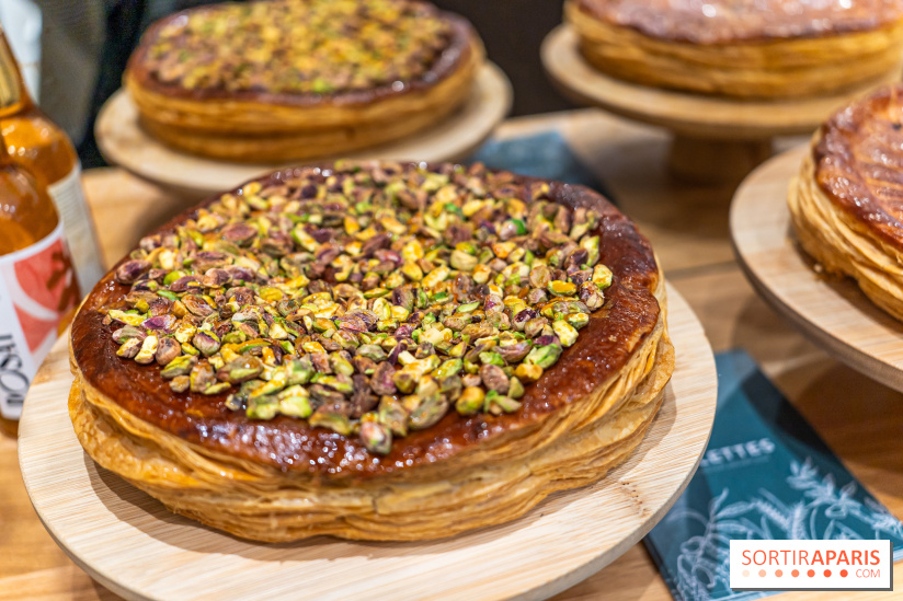 Les galettes des Rois frangipane Amande et Pistache chez Jardin Sucré 2024