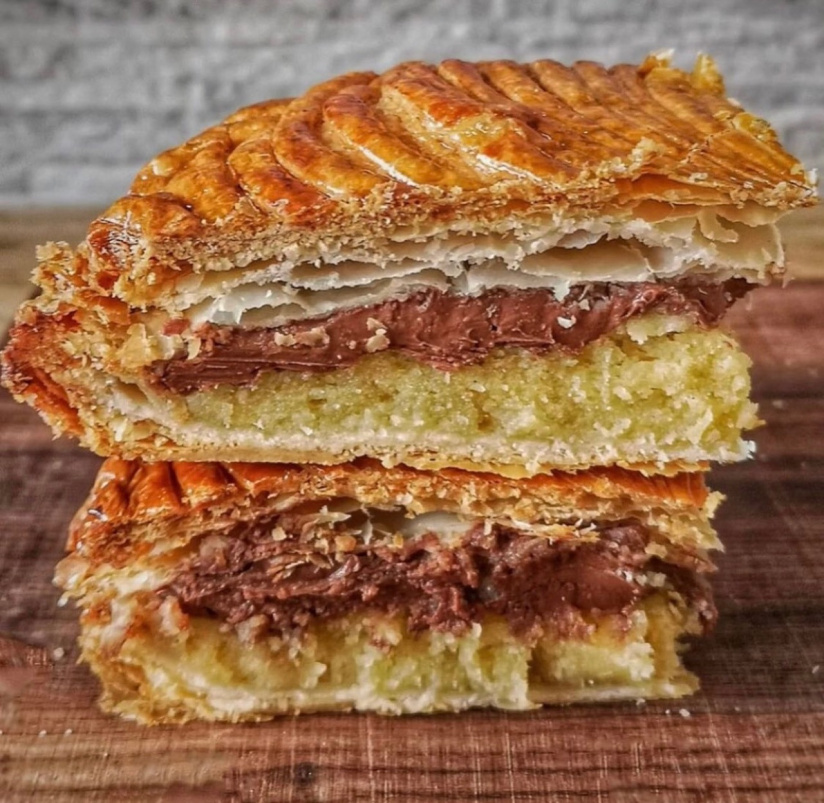 Galette des rois frangipane amande et chocolat divine de Jacques Génin