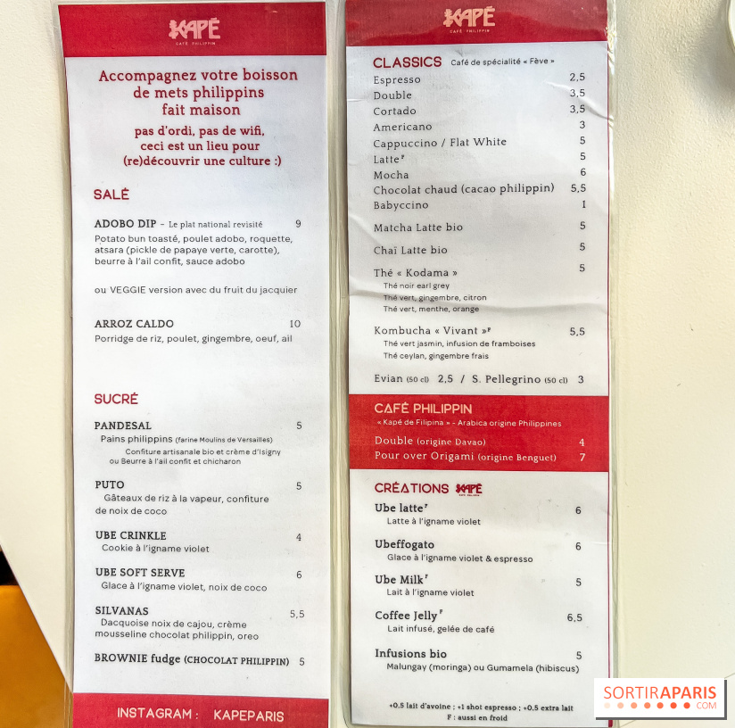 Kapé, le coffee shop insolite philippin à Paris