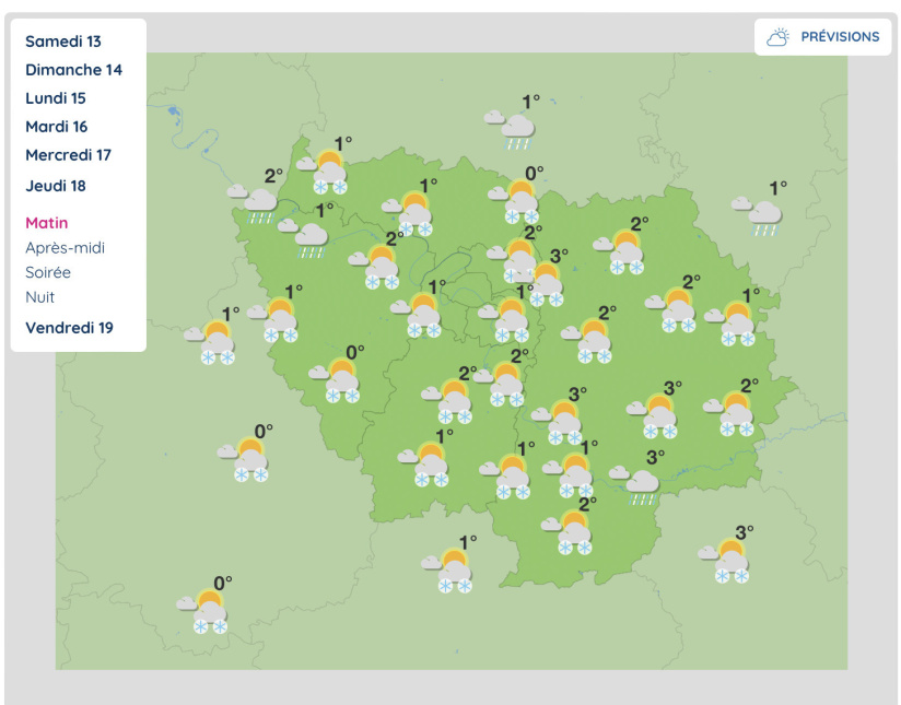 Neige et verglas en Île-de-France la semaine prochaine ? Paris en vigilance 