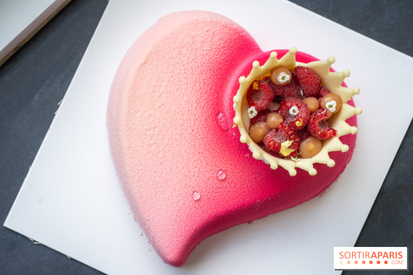 Le gâteau Reine de cœur de Fête des Mères par Lenôtre & Shy'm pour Princesse Margot