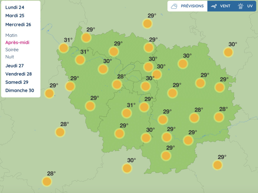 Météo à Paris : 4 jours de beau temps avant une chute des températures