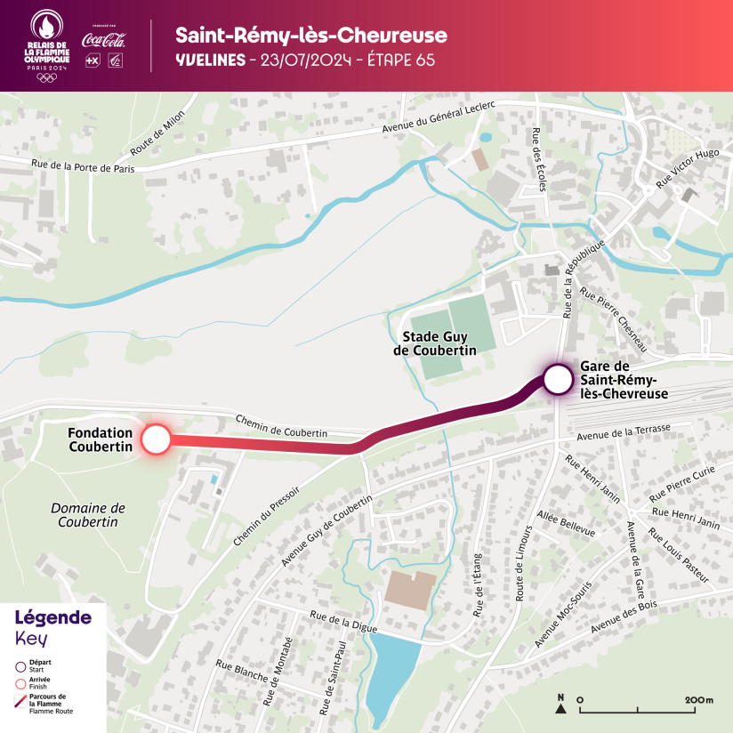 JO Paris 2024 : Le parcours de la flamme olympique dans les Yvelines : st Rémy les chevreuses, date et horaires