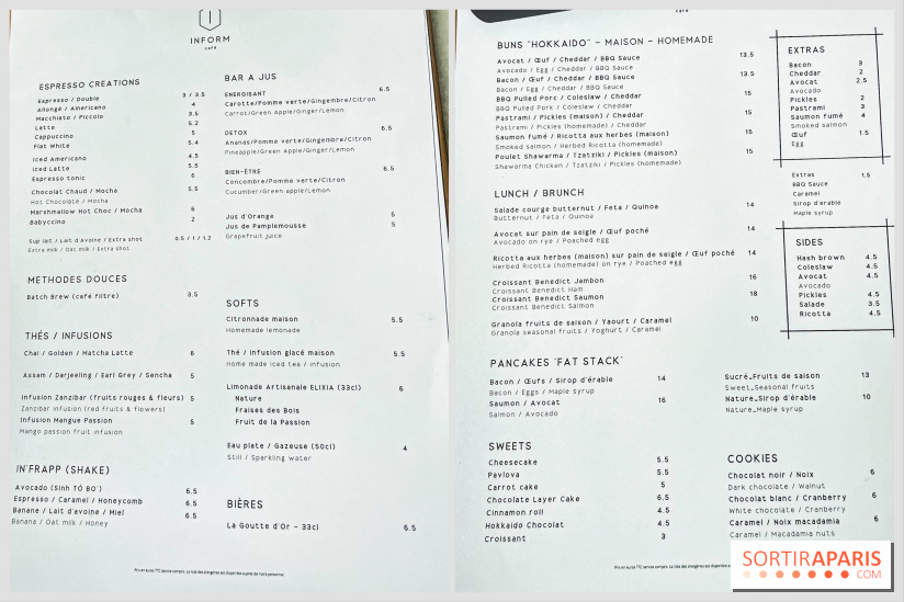 Inform Café, le brunch coffee shop insolite au Citéco, Paris 17e