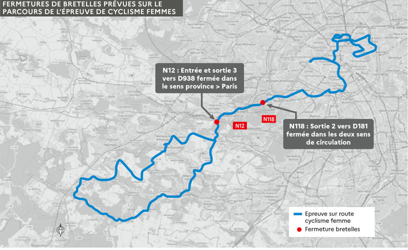 JO Paris 2024 : Attention aux restrictions de circulation ce week-end pour le Cyclisme