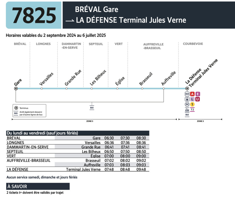 Yvelines-Paris La Défense, le nouveau bus qui relie Paris en 1h15