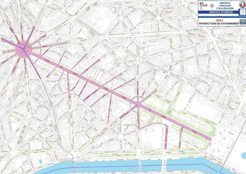 Circulation restreinte à Paris pour la Parade Olympique 2024 : fermetures dans les 8e, 16e et 17e arrondissements du 12 au 15 septembre