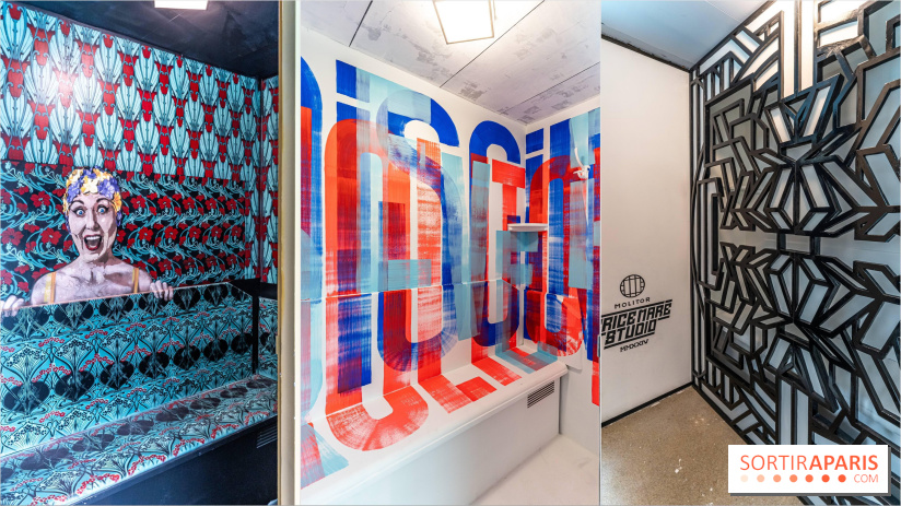 Les cabines de 70 artistes de la piscine Molitor se dévoile, l’exposition street-art insolite 