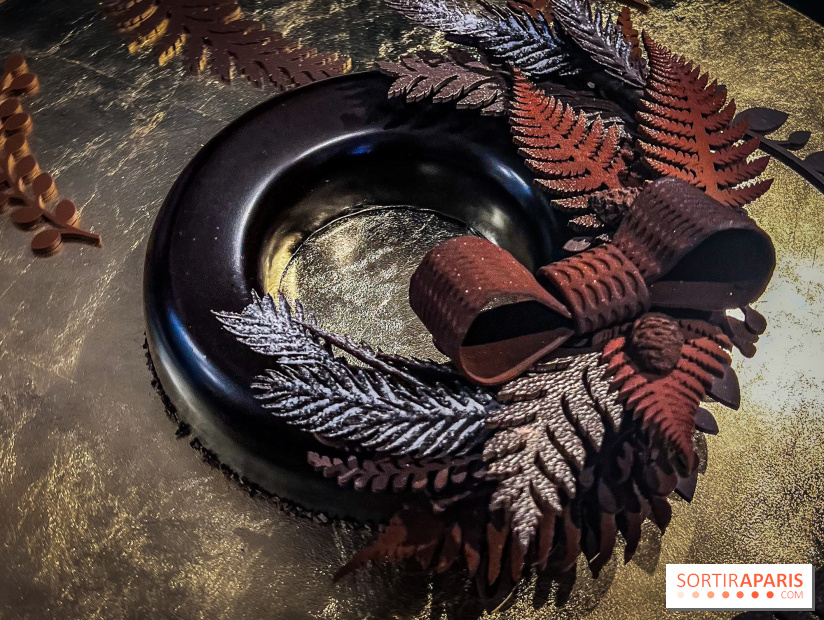 La Bûche couronne de Noël de Lenôtre par Etiennne Leroy et les créations de fête 2024