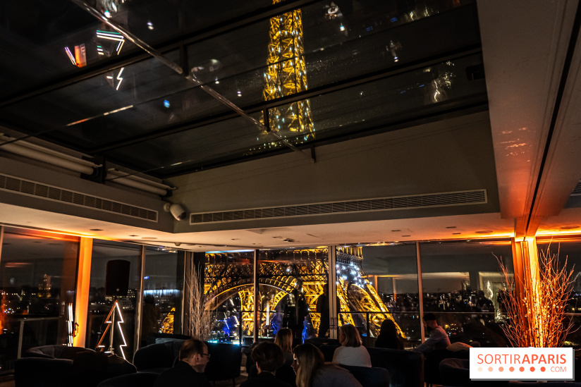 10ème Ciel : Le Rooftop éphémère à la vue Tour Eiffel fait son grand retour cet hiver 2024 - photos