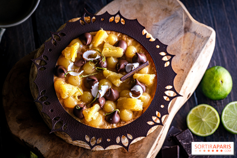 L'étonnante galette des Rois de La Maison Du Chocolat 2025 : Ananas Royal