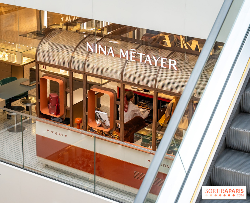 Nina Métayer ouvre "Destination Chocolat" à la Samaritaine