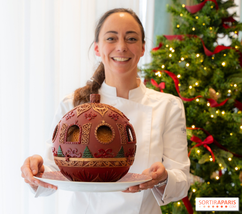 Nina Métayer ouvre "Destination Chocolat" à la Samaritaine