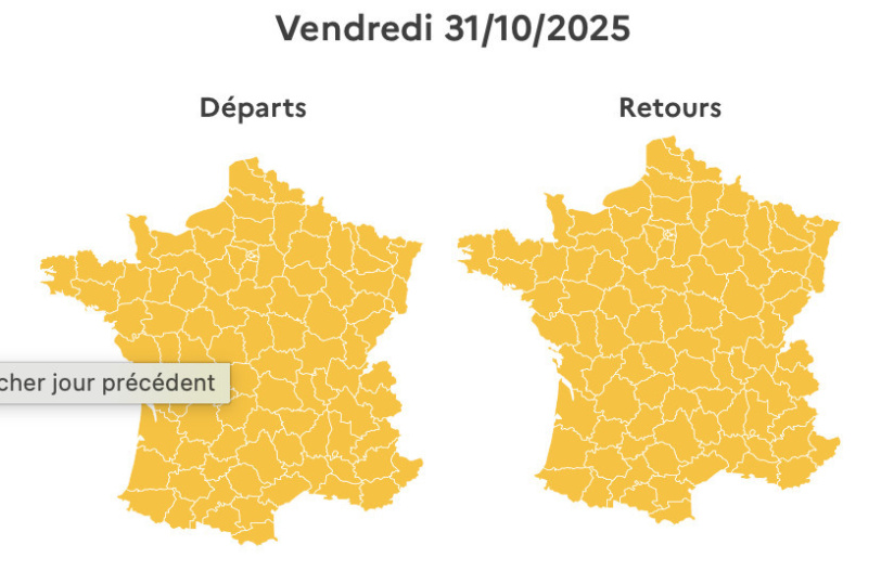Bison Futé, circulation dense ce week-end en ile-de-France, comment éviter les bouchons de départ ?