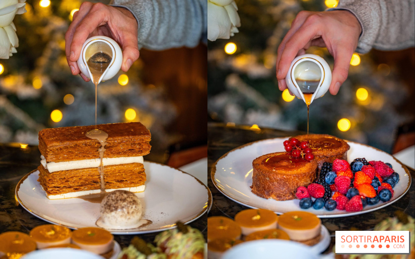 Le bar et salon de thé enchanté de Noël du George V 2025