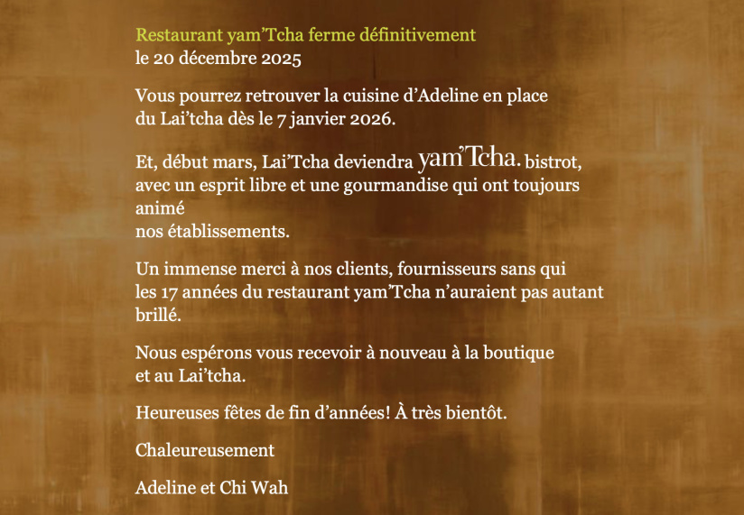 Yam'Tcha ferme : le restaurant étoilé d'Adeline Grattard tire sa révérence