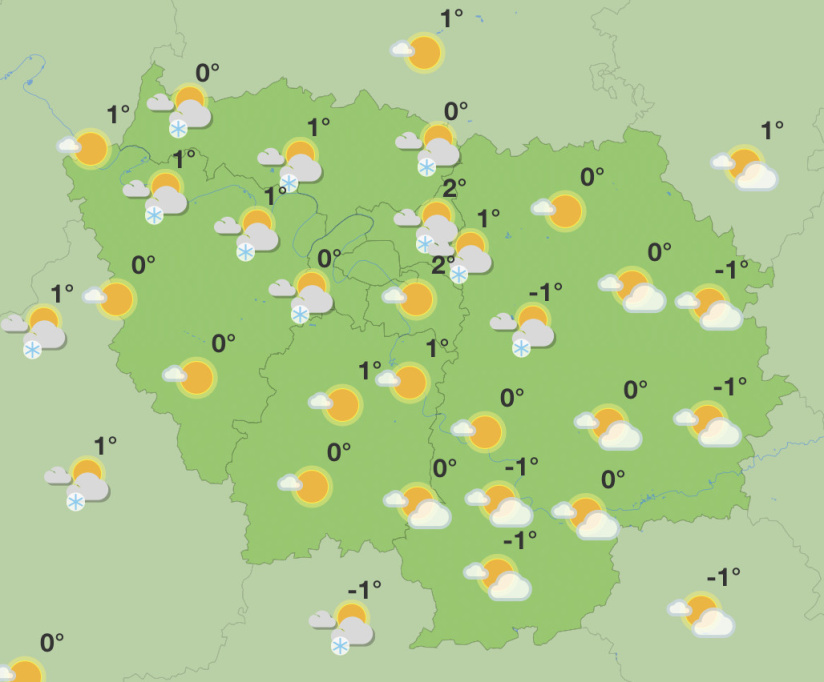Neige et verglas en Île-de-France ce week-end : les prévisions