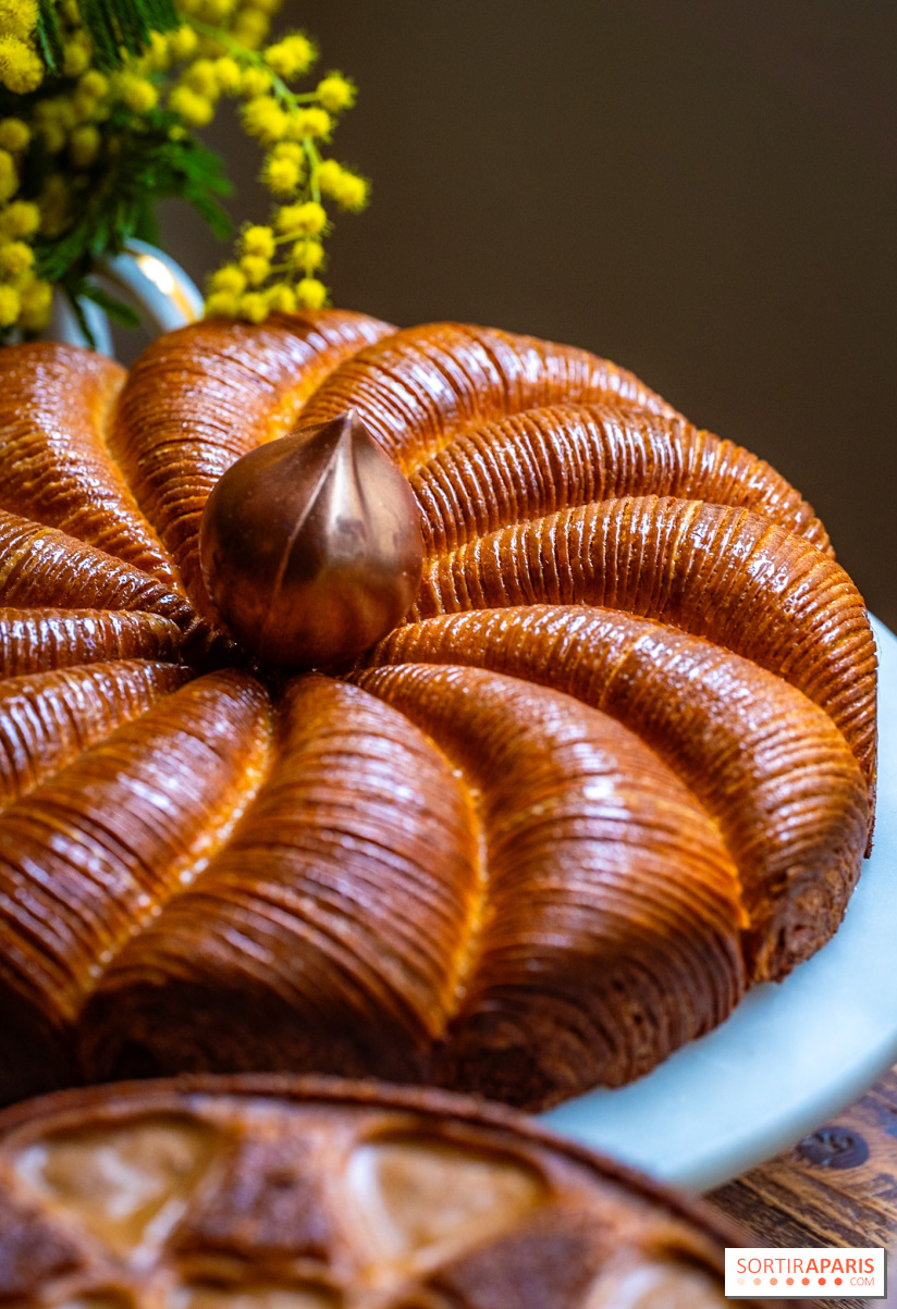 La sublime galette des Rois du Lutetia spéciale noisette