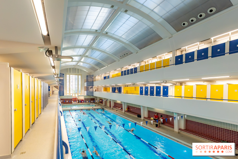 La piscine Château Landon, la plus  vieille piscine de Paris a rouvert ses portes dans le 10e