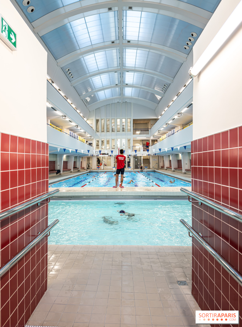 La piscine Château Landon, la plus  vieille piscine de Paris a rouvert ses portes dans le 10e