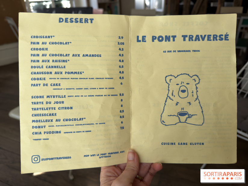 Le Pont Traversé, ce coffee shop douillet à la façade classée, se réinvente - carte - menu