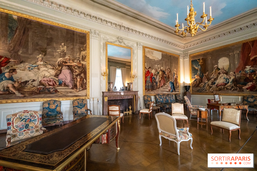 La vie au château, exposition contemporaine au château de la Roche Guyon : Échos
