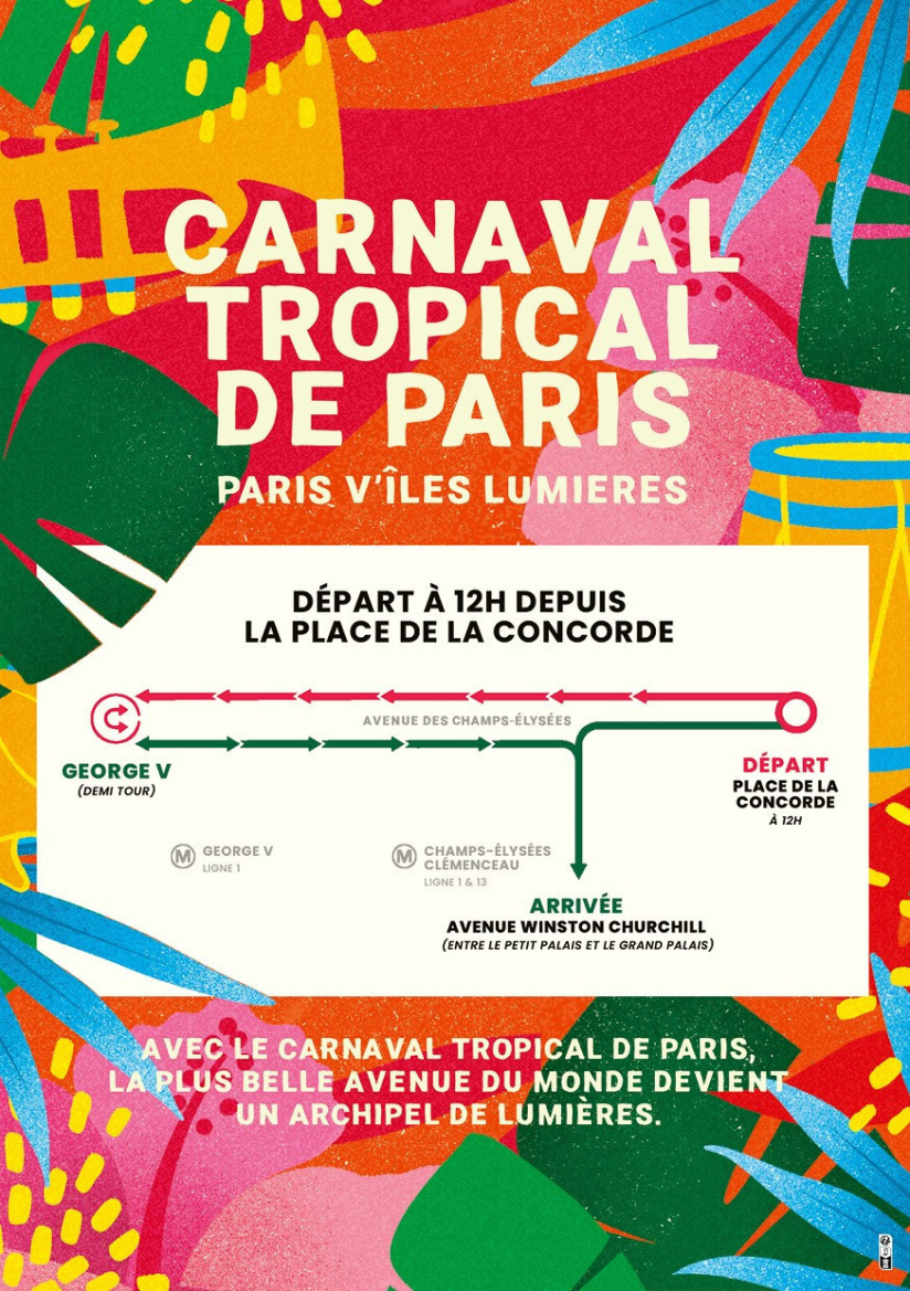 Carnaval Tropical de Paris 2026 : date, thème et programme - le plan