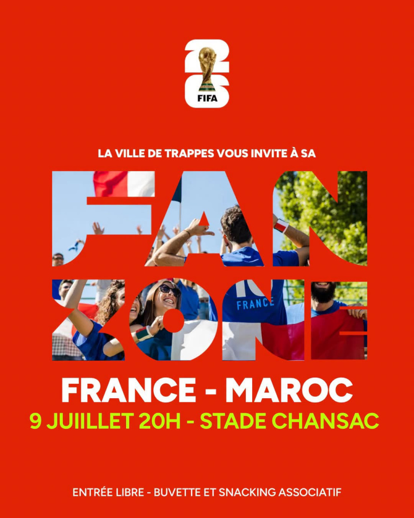 France - Maroc : la fan zone à Trappes pour vivre le quart de finale sur écran géant