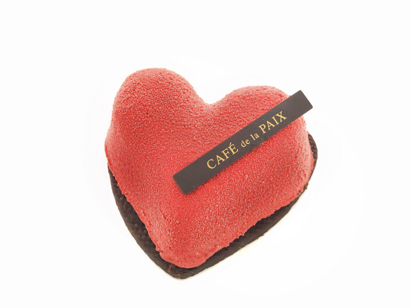 La bûche du cœur au Café de la Paix 