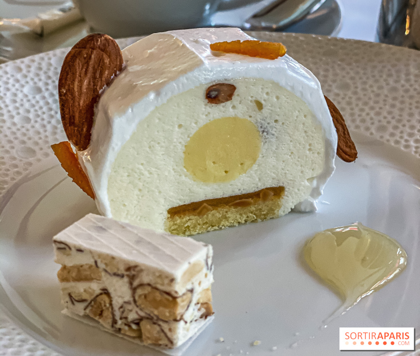 Bûche de Noël du Fouquet's Paris 2020 signée Nicolas Paciello