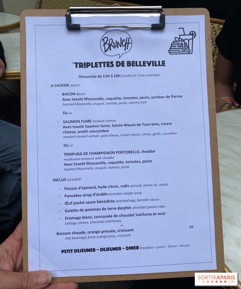 Le Brunch des Triplettes de Belleville