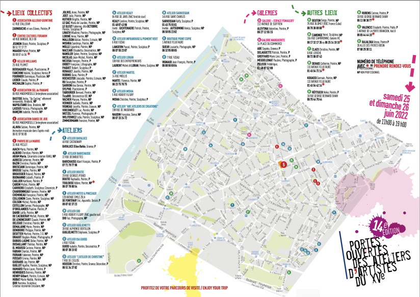 Portes Ouvertes des Ateliers d’Artistes du 15ème 2022