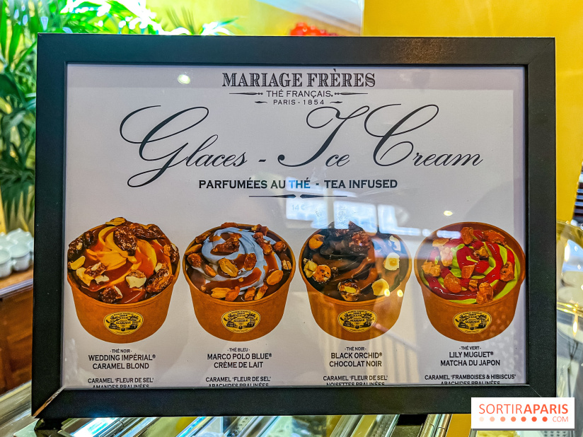 Les glaces originales au thé d'exception de Mariage Frères