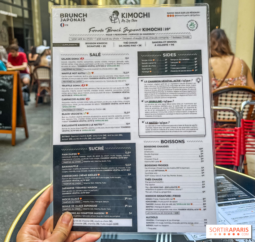 Kimochi lance le premier brunch japonais à Paris, menu - carte
