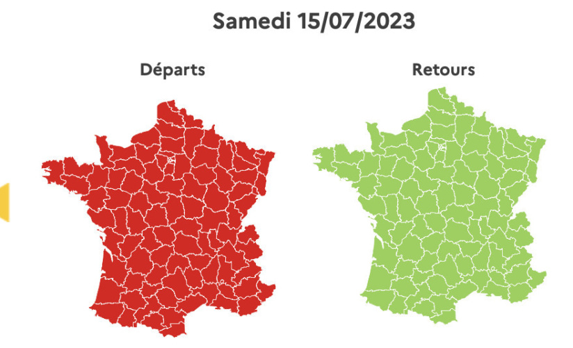 Bison Futé annonce un week-end du 14 juillet 2023 difficile, organisez-vous !