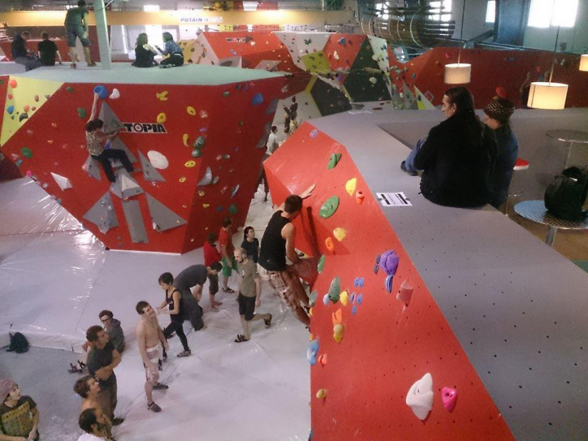 Hardbloc : Inauguration de la salle d'escalade