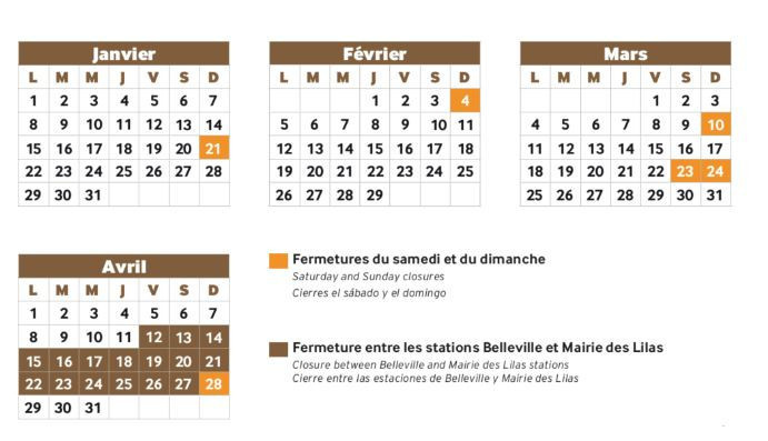 Ligne 11 du métro à Paris : de nouvelles fermetures prévues en 2024