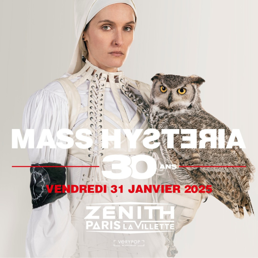 Mass Hysteria en concert au Zénith de Paris en janvier 2025